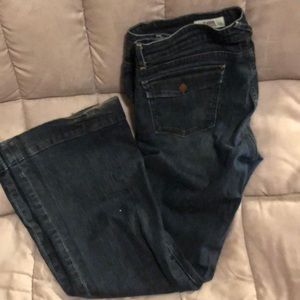 Classic wide leg banana republic denim